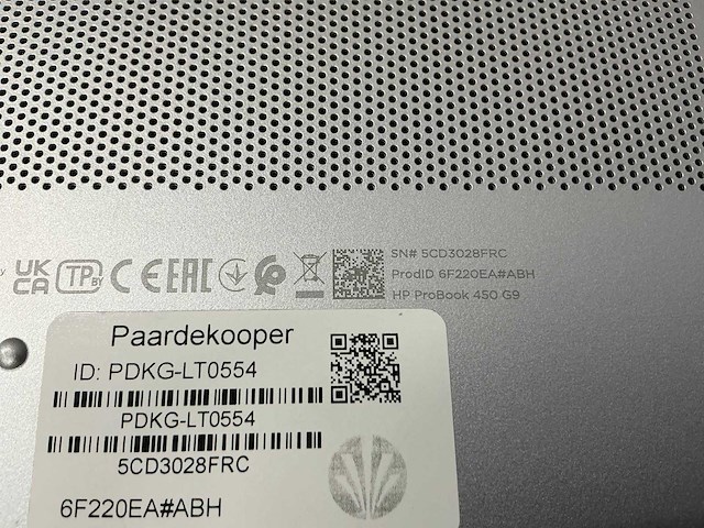 Laptop - hp - hp probook 450 15.6 inch g9 notebook pc - afbeelding 4 van  4