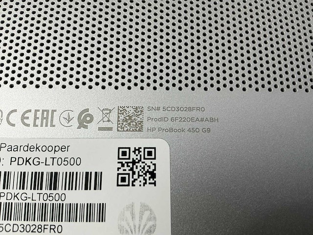 Laptop - hp - hp probook 450 15.6 inch g9 notebook pc - afbeelding 7 van  7