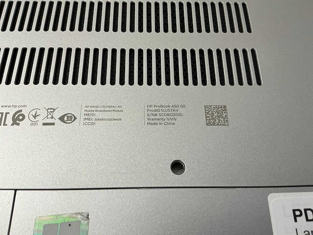 Laptop - hp - hp probook 450 g5 - afbeelding 7 van  7
