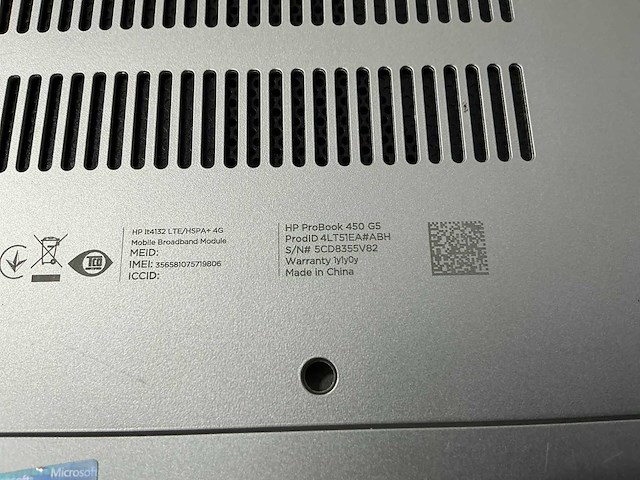 Laptop - hp - hp probook 450 g5 - afbeelding 7 van  7