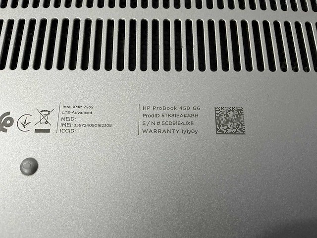Laptop - hp - hp probook 450 g6 - afbeelding 7 van  7