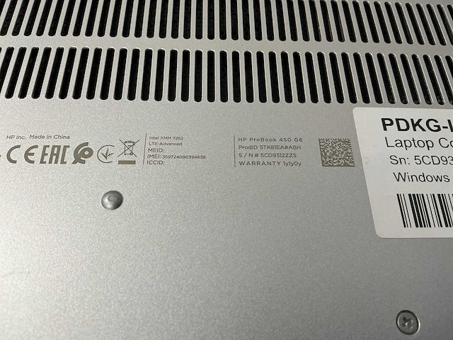 Laptop - hp - hp probook 450 g6 - afbeelding 7 van  7