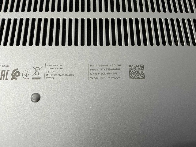 Laptop - hp - hp probook 450 g6 - afbeelding 5 van  5