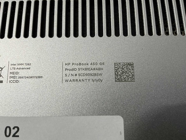 Laptop - hp - hp probook 450 g6 - afbeelding 6 van  6