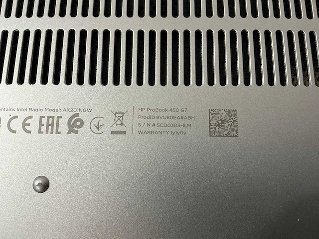 Laptop - hp - hp probook 450 g7 - afbeelding 6 van  6