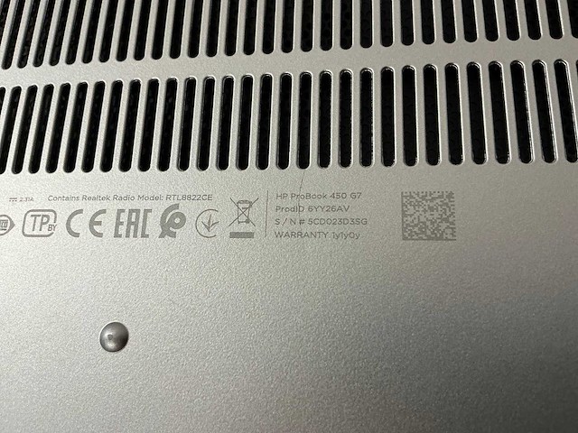 Laptop - hp - hp probook 450 g7 - afbeelding 6 van  7
