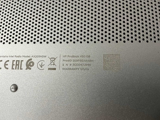 Laptop - hp - hp probook 450 g8 notebook pc - afbeelding 5 van  7