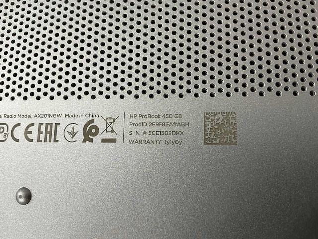 Laptop - hp - hp probook 450 g8 notebook pc - afbeelding 6 van  6