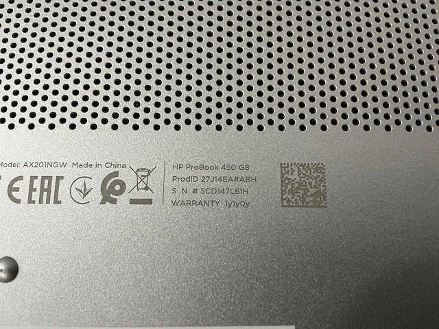 Laptop - hp - hp probook 450 g8 notebook pc - afbeelding 6 van  7