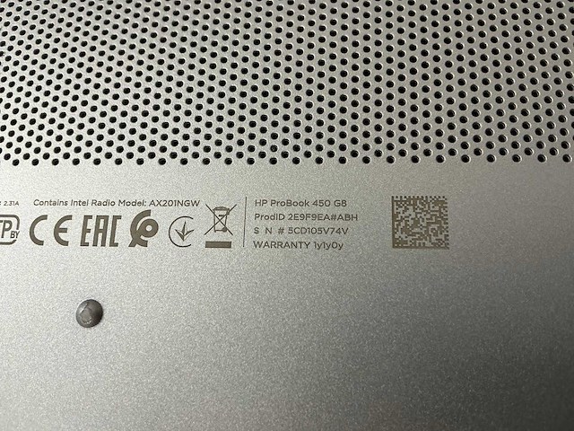 Laptop - hp - hp probook 450 g8 notebook pc - afbeelding 6 van  7
