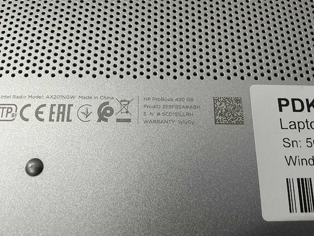Laptop - hp - hp probook 450 g8 notebook pc - afbeelding 7 van  7