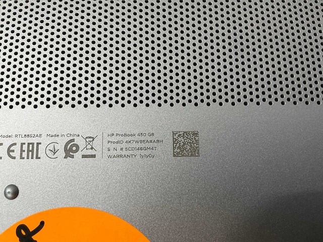 Laptop - hp - hp probook 450 g8 notebook pc - afbeelding 7 van  7
