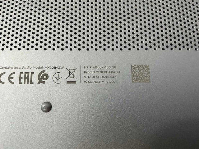 Laptop - hp - hp probook 450 g8 notebook pc - afbeelding 4 van  4