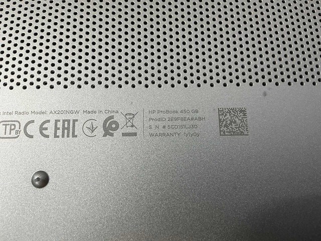 Laptop - hp - hp probook 450 g8 notebook pc - afbeelding 4 van  4