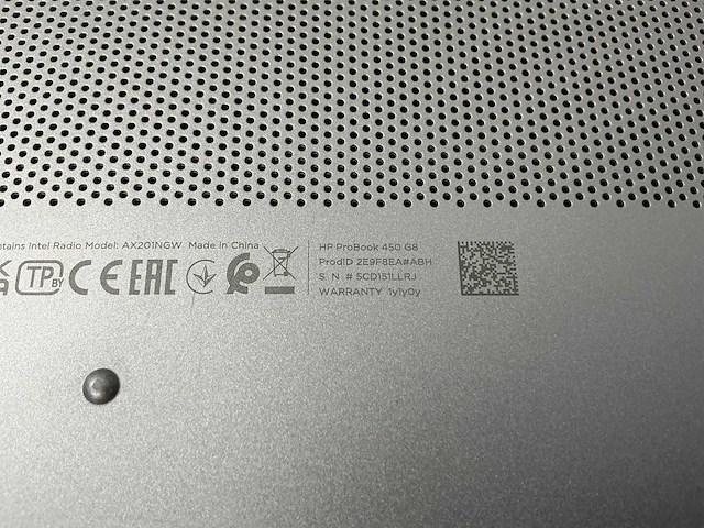 Laptop - hp - hp probook 450 g8 notebook pc - afbeelding 5 van  5