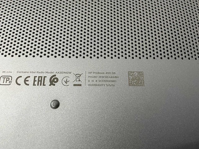 Laptop - hp - hp probook 450 g8 notebook pc - afbeelding 7 van  7