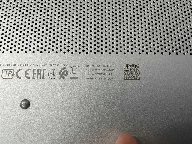 Laptop - hp - hp probook 450 g8 notebook pc - afbeelding 7 van  7