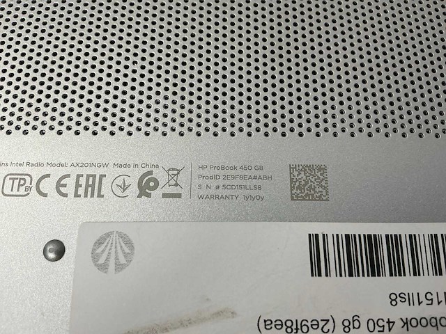 Laptop - hp - hp probook 450 g8 notebook pc - afbeelding 4 van  4