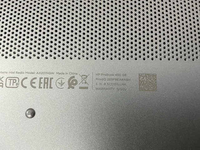 Laptop - hp - hp probook 450 g8 notebook pc - afbeelding 5 van  5
