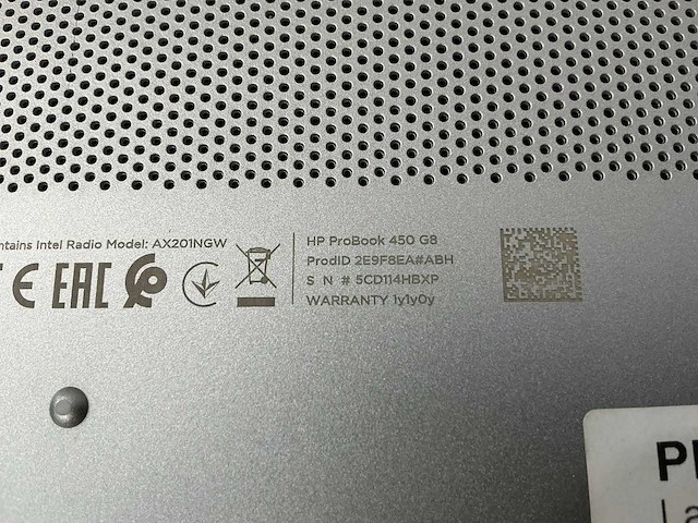 Laptop - hp - hp probook 450 g8 notebook pc - afbeelding 7 van  7