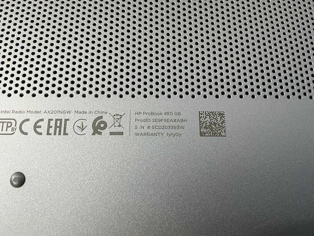 Laptop - hp - hp probook 450 g8 notebook pc - afbeelding 7 van  7