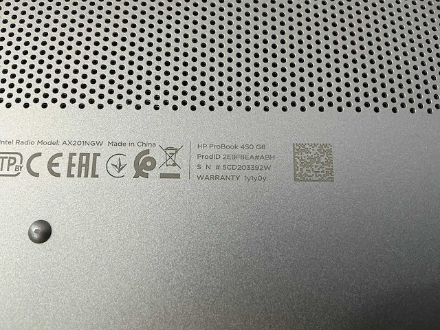 Laptop - hp - hp probook 450 g8 notebook pc - afbeelding 5 van  5