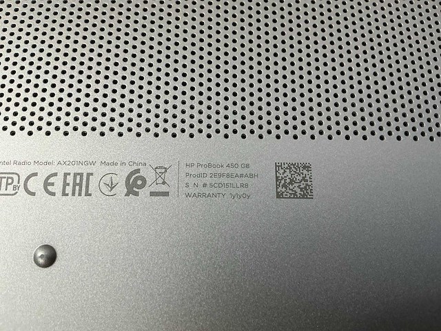 Laptop - hp - hp probook 450 g8 notebook pc - afbeelding 5 van  5