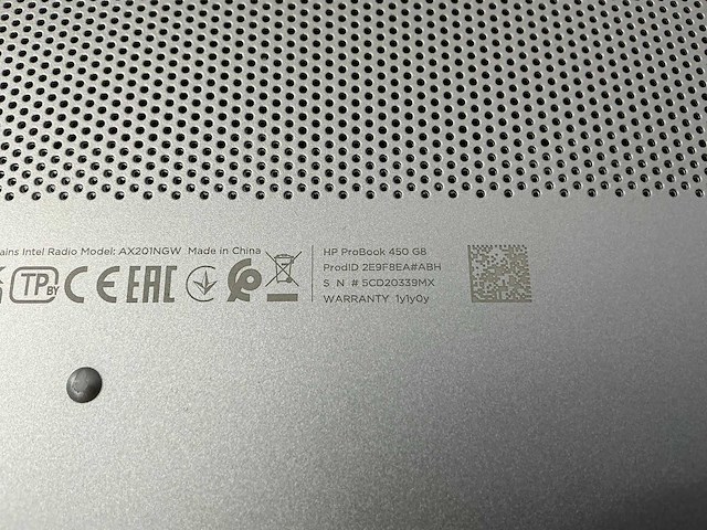 Laptop - hp - hp probook 450 g8 notebook pc - afbeelding 5 van  5