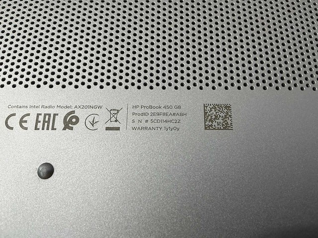 Laptop - hp - hp probook 450 g8 notebook pc - afbeelding 5 van  5