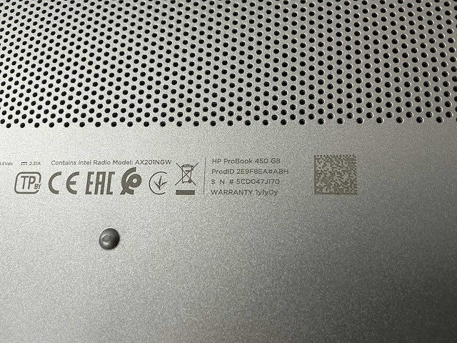 Laptop - hp - hp probook 450 g8 - afbeelding 6 van  6
