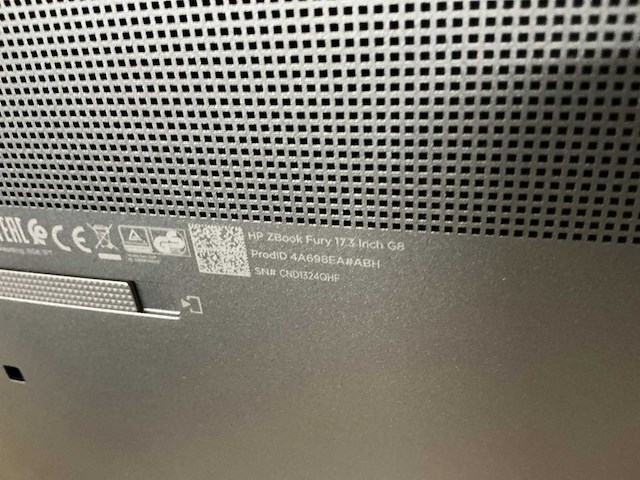 Laptop - hp - hp zbook fury 17.3 inch g8 mobile workstation pc - afbeelding 7 van  7