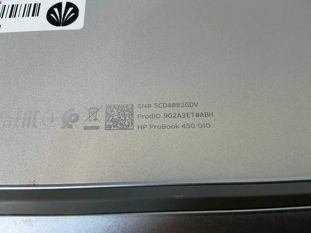Laptop - hp - probook 450 15.6 inch g10 notebook pc - afbeelding 7 van  7