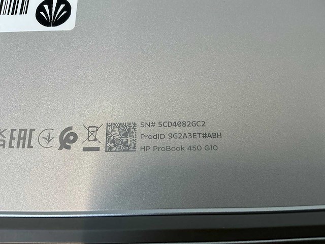 Laptop - hp - probook 450 15.6 inch g10 notebook pc - afbeelding 7 van  7
