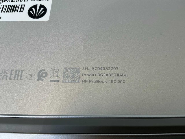 Laptop - hp - probook 450 15.6 inch g10 notebook pc - afbeelding 7 van  9