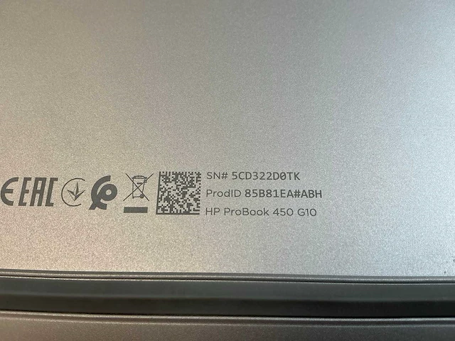 Laptop - hp - probook 450 15.6 inch g10 notebook pc - afbeelding 3 van  3