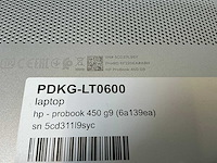 Laptop - hp - probook 450 15.6 inch g9 notebook pc - afbeelding 7 van  7