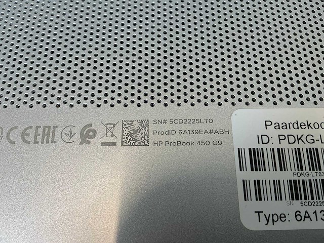 Laptop - hp - probook 450 15.6 inch g9 notebook pc - afbeelding 5 van  5