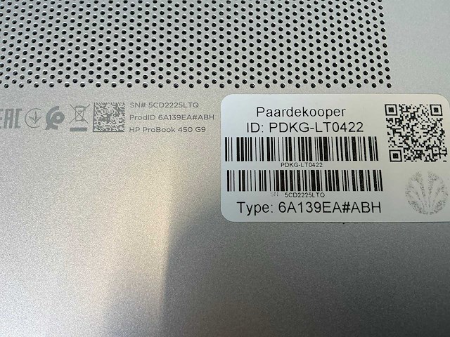 Laptop - hp - probook 450 15.6 inch g9 notebook pc - afbeelding 7 van  7