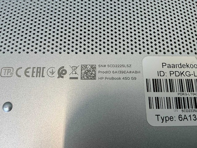 Laptop - hp - probook 450 15.6 inch g9 notebook pc - afbeelding 8 van  8
