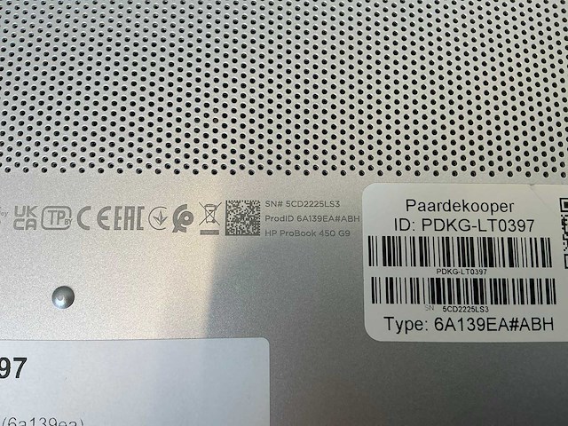 Laptop - hp - probook 450 15.6 inch g9 notebook pc - afbeelding 6 van  6