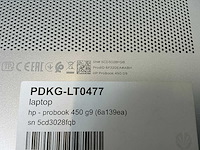 Laptop - hp - probook 450 15.6 inch g9 notebook pc - afbeelding 8 van  8