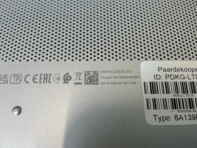 Laptop - hp - probook 450 15.6 inch g9 notebook pc - afbeelding 7 van  7