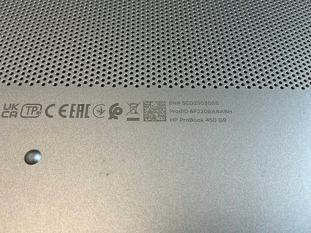 Laptop - hp - probook 450 15.6 inch g9 notebook pc - afbeelding 9 van  9