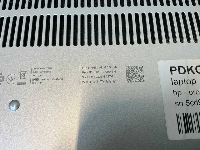 Laptop - hp - probook 450 g6 - afbeelding 7 van  7