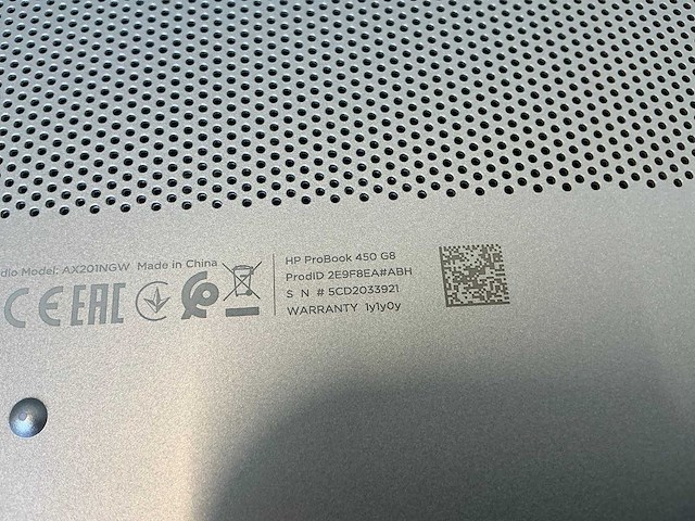 Laptop - hp - probook 450 g8 notebook pc - afbeelding 7 van  7