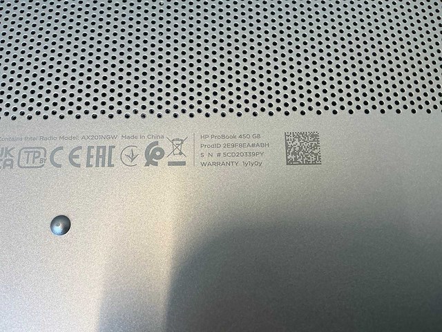 Laptop - hp - probook 450 g8 notebook pc - afbeelding 7 van  7
