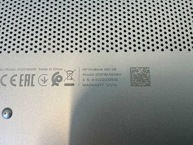 Laptop - hp - probook 450 g8 notebook pc - afbeelding 7 van  7