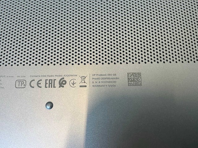 Laptop - hp - probook 450 g8 notebook pc - afbeelding 8 van  8
