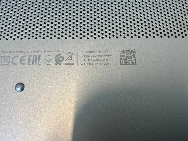 Laptop - hp - probook 450 g8 notebook pc - afbeelding 7 van  7