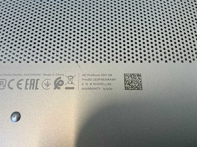 Laptop - hp - probook 450 g8 notebook pc - afbeelding 7 van  7